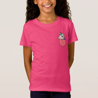 Poche licorne  t shirt