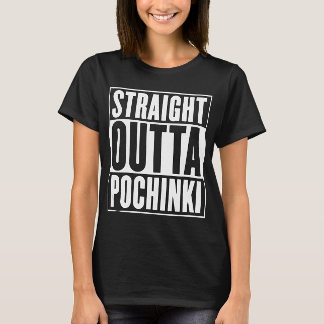 Pochinki PUBG PlayerOkänd_s attlegronsvinnare T Shirt (Framsida)