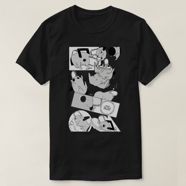 Pochita comp t shirt (Design framsida)