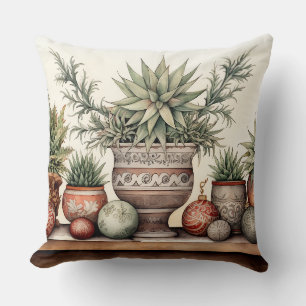 Pockade Succulents Southwest-julafton Helgdag Kudde