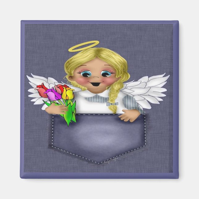 Pocket Angel Blonde Magnet (Framsidan)