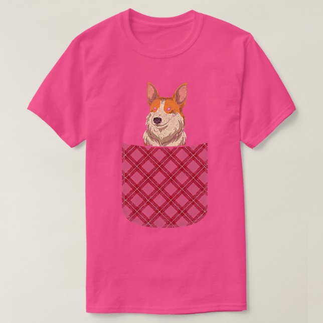 Pocket Animal Pet Hund älskare Hundägare Cute Corg T Shirt (Design framsida)