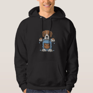 Pocket Beagle Feet Pet Hound Hund älskare Owne Hoodie