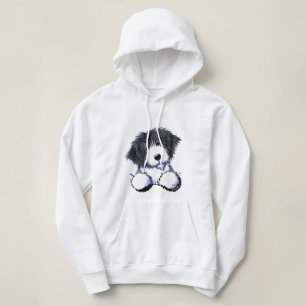 Pocket Bearded Collie Hoodie T Shirt