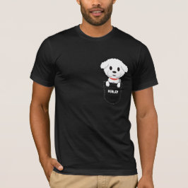 Pocket Bichon Frisé puppy söt hund T Shirt