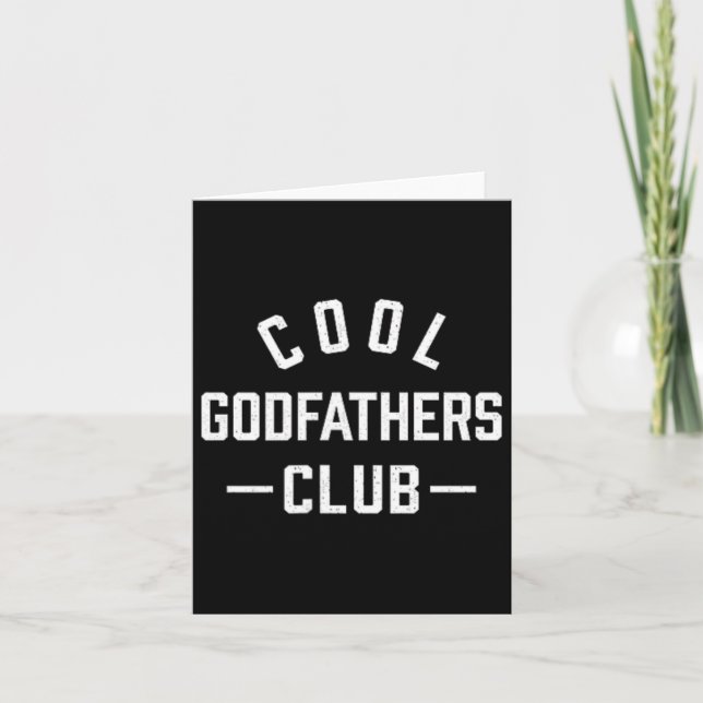 Pocket Cool Godfathers Club Bästa Pappa Någonsin R Kort (Framsida)