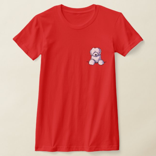 Pocket Coton de Tulear T-Shirt (Laydown)