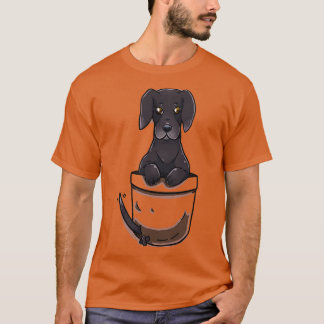 Pocket Cute Great dane Hund T Shirt