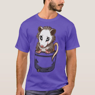 Pocket Cute Opossum T Shirt