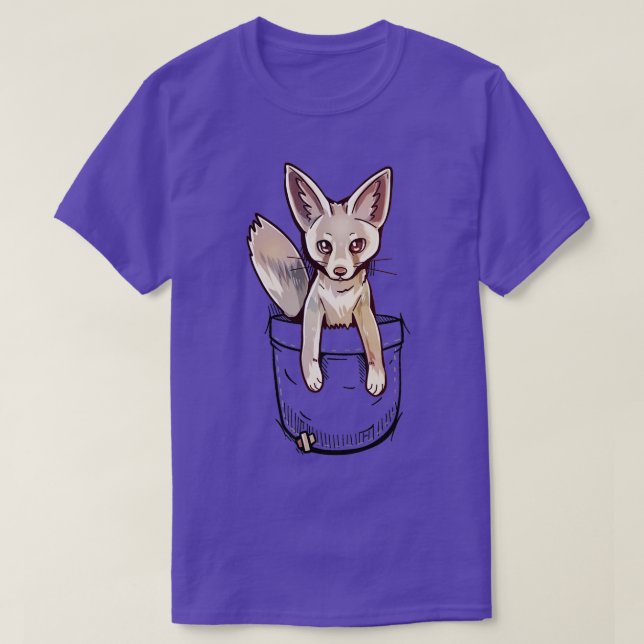 Pocket Cute Ruppells Fox T Shirt (Design framsida)