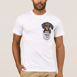 Pocket Dachshund puppy söt hund T Shirt