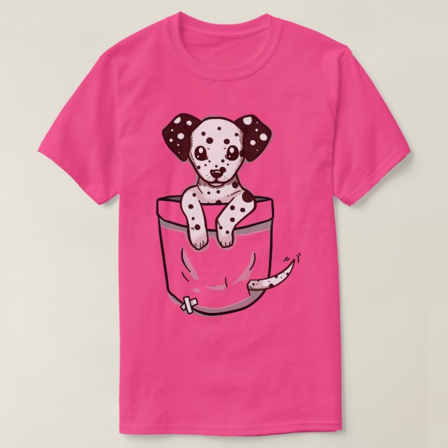 Pocket Dalformation Puppy T Shirt (Design framsida)