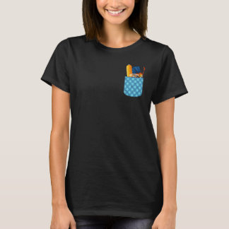 Pocket Dyka Equipment Diver Underwater Oce T Shirt