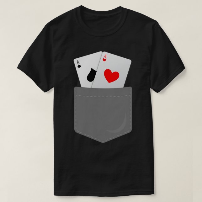 Pocket Ess Fau Pocket Ess Poker Gift T Shirt (Design framsida)