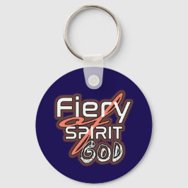 Pocket Flame: Fiery Spirit of God Keychain Nyckelring