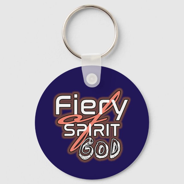 Pocket Flame: Fiery Spirit of God Keychain Nyckelring (Framsida)