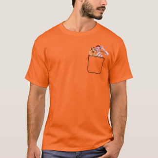 Pocket Fullt av Orange Pill T Shirt
