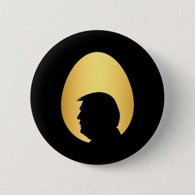 Pocket Golden Egg Hunt Trump 45 47 Silhouette Happ Knapp (Framsida)