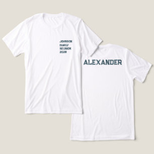 Pocket Grönt för återförening av personlig-familj T Shirt