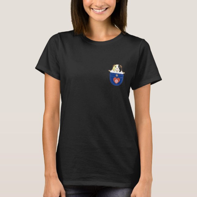 Pocket Guinea Gris T Shirt (Framsida)