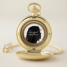 Pocket Guld Watch med Photo