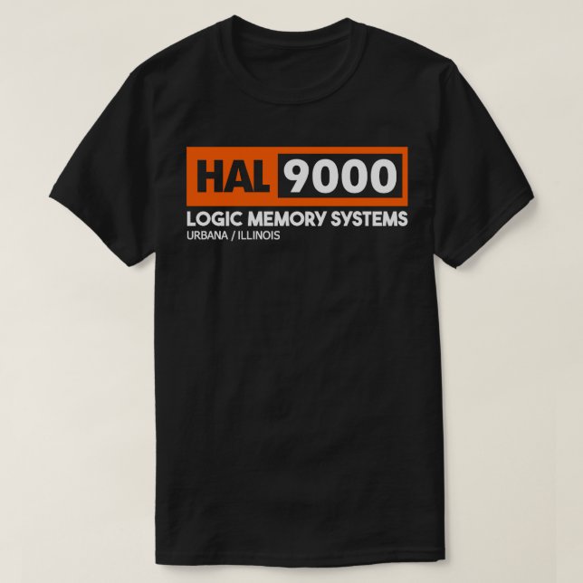Pocket Hal 9000 2001 a space odyssey T Shirt (Design framsida)