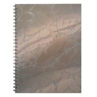 Pocket Journal with Beige Swirl Design  Anteckningsbok