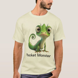 Pocket Komodo Dragon - Fearless Cute Reptile T Shirt