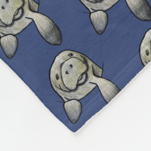Pocket Manatee KiniArt Fleecefilt