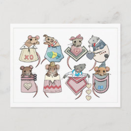 Pocket Mice Valentine vykort