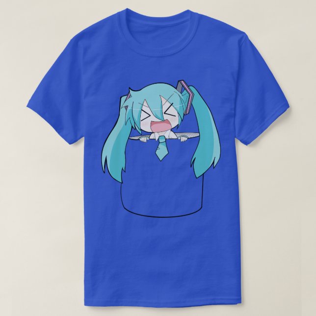 Pocket MIKU T Shirt (Design framsida)