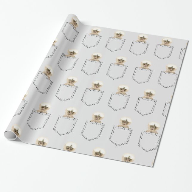 Pocket Monkey Art Presentpapper (Utrullad)