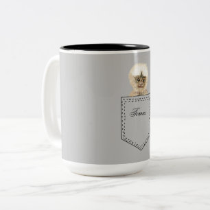Pocket Monkey Två-Tonad Mugg