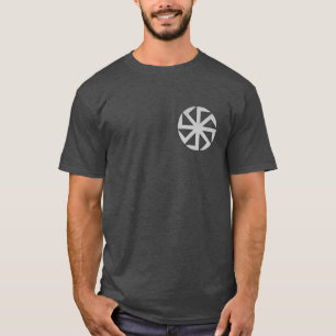 Pocket Norse Viking Pagan Wicca Esoteric Sol Wheel T Shirt