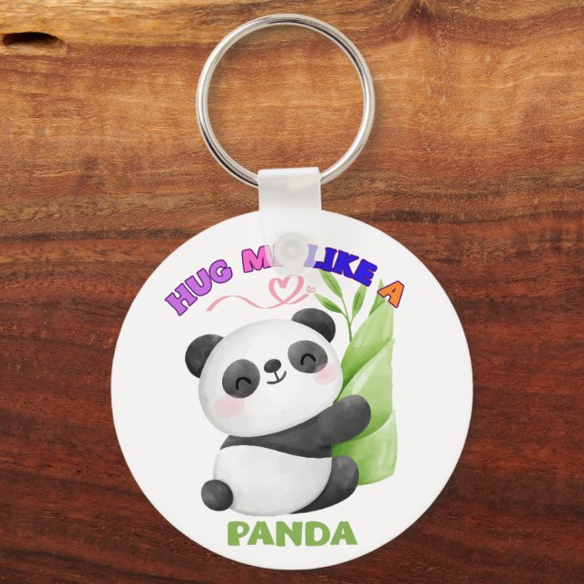 🐼 Pocket Panda-Märkre - Carry Cute Joy! Nyckelring (Framsida)