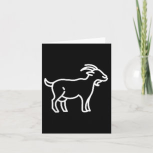Pocket Patch Badge Apparel Co. Goat Animal Bad Kort