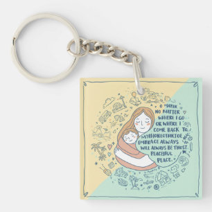 Pocket Peace: Mor Embrace Doodle Keychain