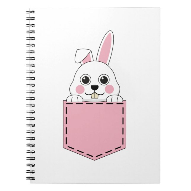 Pocket Pet Bunny Anteckningsbok (Framsidan)