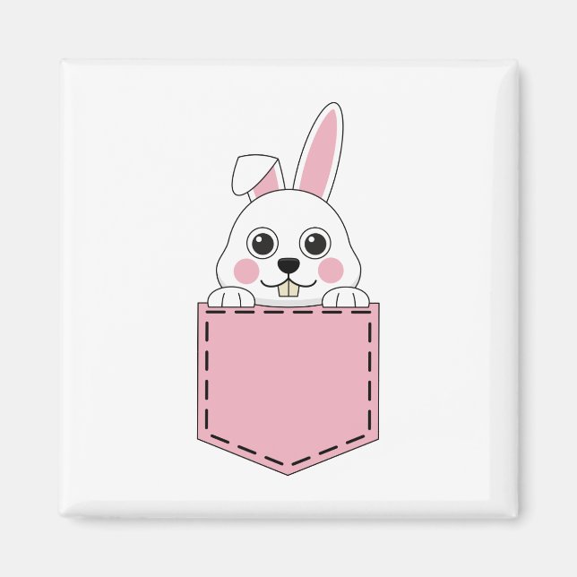 Pocket Pet Bunny Magnet (Framsidan)