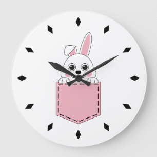 Pocket Pet Bunny Stor Klocka
