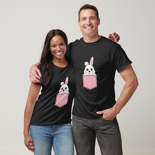 Pocket Pet Bunny T Shirt (Unisex)