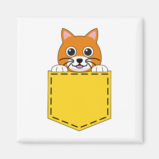 Pocket Pet Cat Magnet (Framsidan)