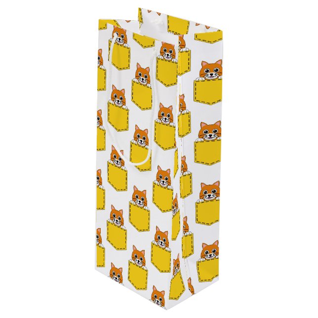 Pocket Pet Cat Mönster (Framsidan Vinklad)