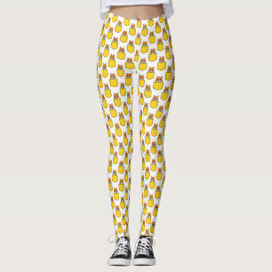 Pocket Pet Cat Mönster Leggings