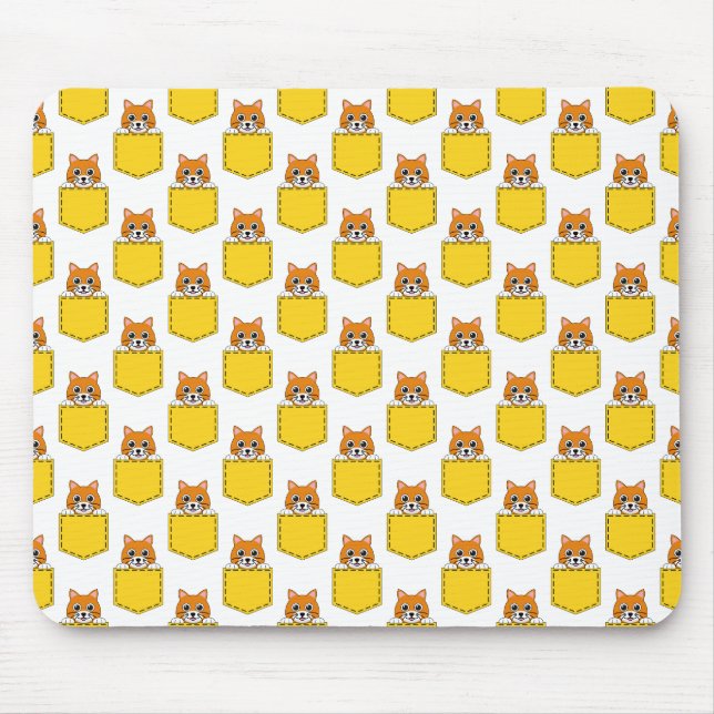 Pocket Pet Cat Mönster Musmatta (Framsidan)