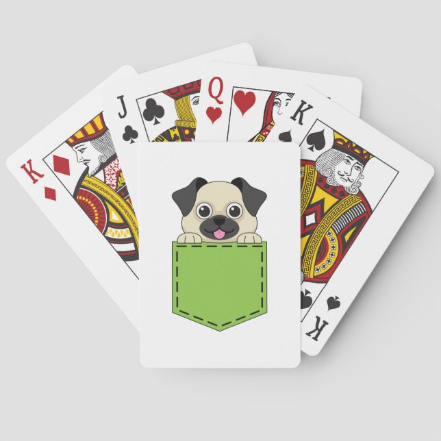 Pocket Pet Hund Casinokort (Baksidan)