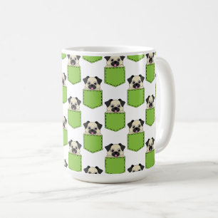 Pocket Pet Hund Mönster Kaffemugg