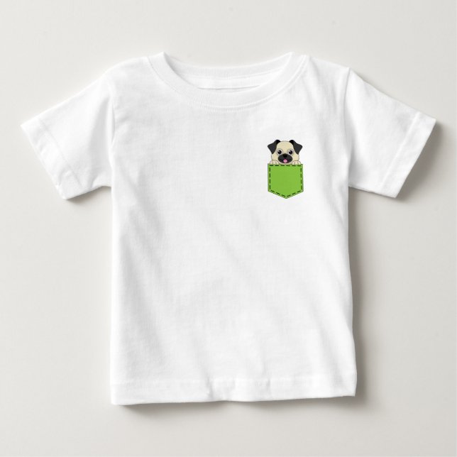 Pocket Pet Hund T Shirt (Framsida)