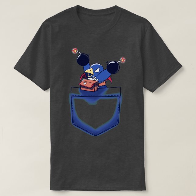 Pocket Prinny T Shirt (Design framsida)