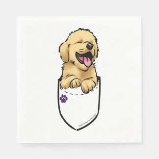 Pocket Puppiez - Golden Retriever Pappersservett